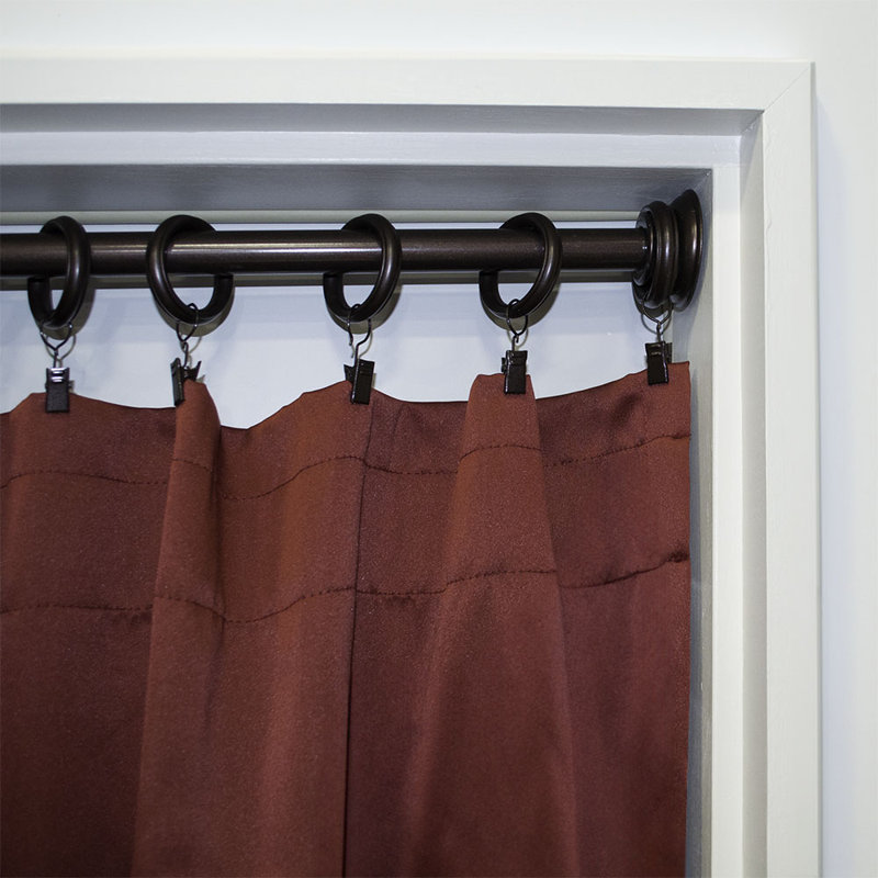 Lumino Tension Rod Set, 3/4" Diameter, 40-72 Width, Dark Oil Rubbed Bronze