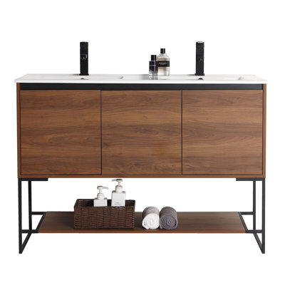 Ensemble de meuble-lavabo double 48 po Carliana