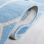 Tapis en laine touffeté à la main bleu clair / bleu marine-1434647267