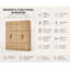 Nitra 4 Door Solid + Manufactured Wood Wardrobe-59342049