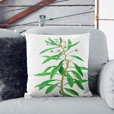 Floral Square Throw Cushion