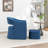 Kyah Upholstered Barrel Chair With Ottoman-1755270622