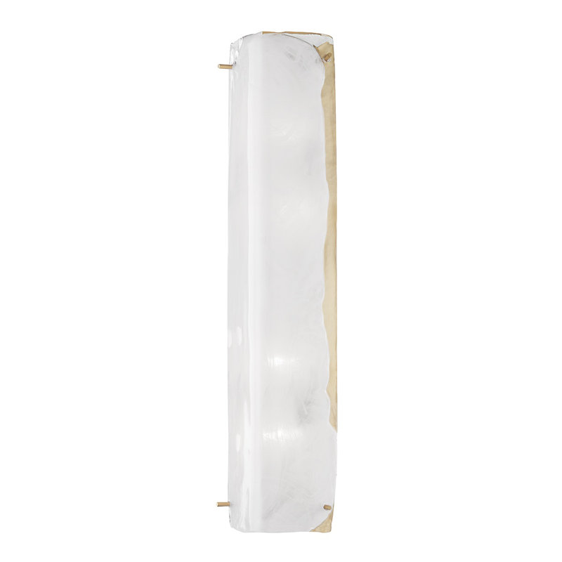 Hines 4 - Light Dimmable Aged Brass Flush Mount