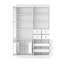Buffet autoportant avec rehausse 47,2X15,7X75inch-123954351