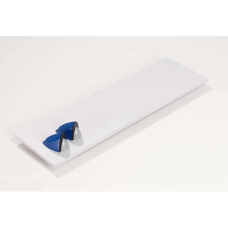 Ensemble de tablettes Jazzy, H 3,38 po x l 24 po x P 7,06 po, Bleu / Argent