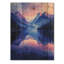Mountain Reflections At Dusk I - Paysage de montagnes, reproduction sur bois - sur bois de pin naturel-81345849
