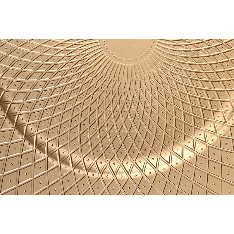 Melamine Solid Colour Charger, Gold