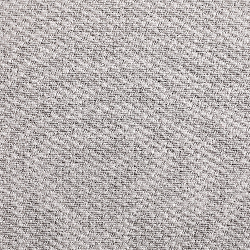 Couverture en coton piqué uni Tommy Hilfiger, Lit simple, Gris