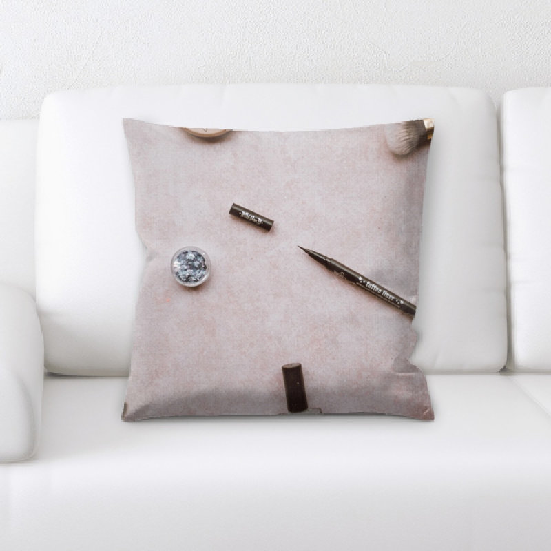 Microsuede Reversible Throw Pillow