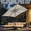 Parasol de patio en porte-à-faux 10 pi-378673577