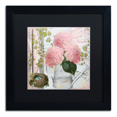 Jadaya «Chalet d'Ete Hydrangea» par Color Bakery, impression encadrée
