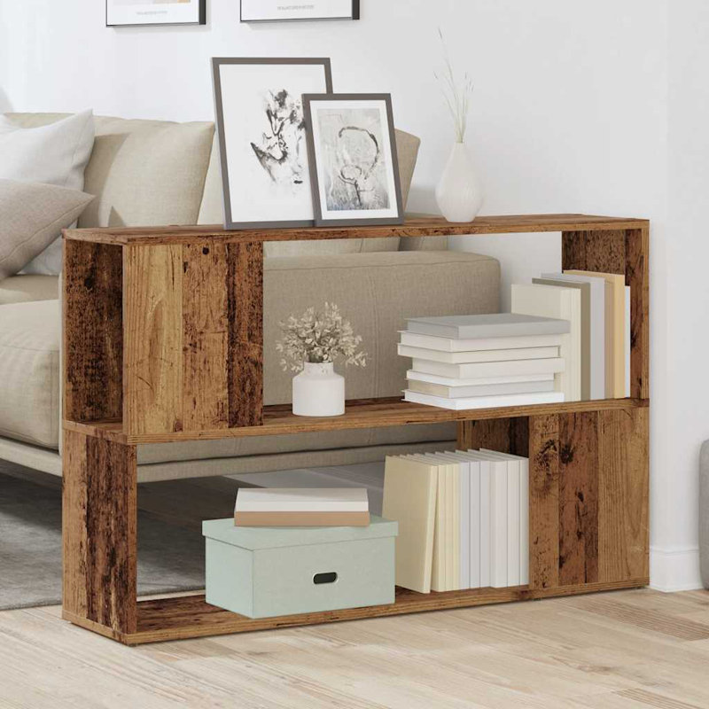 Bibliothèque Anareli, (2 tablettes) H 24,8 po x L 39,4 po x l 9,4 po, Blanc