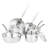 Viking Contemporary 3-Ply Stainless Steel 13pc Cookware Bundle