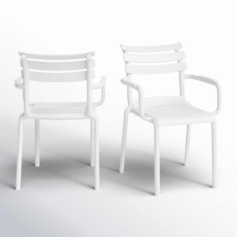 Fauteuil de salle à manger Aragons, Blanc