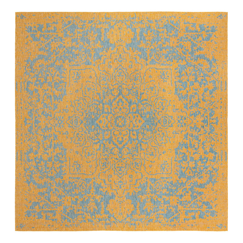 Jill Zarin Dubai Indoor/Outdoor Rug, Square 13'1"