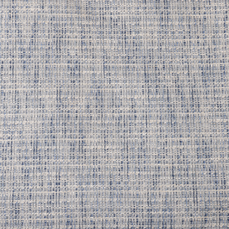 Taie décorative en tweed brun / bleu / noir, Bleu