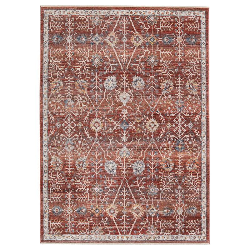 Tapis rouge Natonia, Rectangle 9 pi 3 po x 13 pi 3 po
