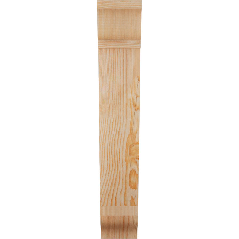 Support traditionnel, Douglas (lisse), 24" H x 4" W x 16" D