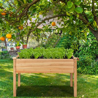 Camillus Wood Elevated Planter