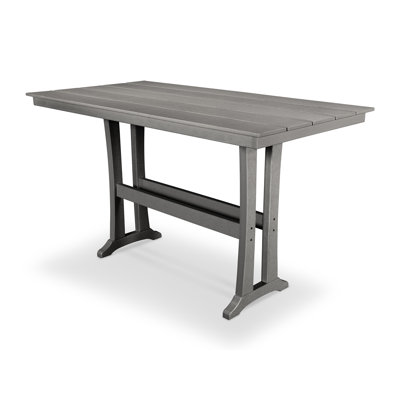 Farmhouse Trestle 37" x 72" Bar Table