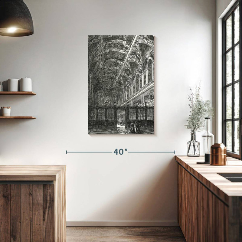 Lilie Sistine Chapel Ceiling, 36" H x 24" W