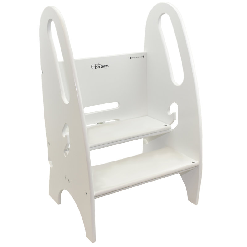 Marchepied 3 en 1, Blanc doux