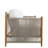 Pacifica Sofa - Natural Teak/Rope/Brass