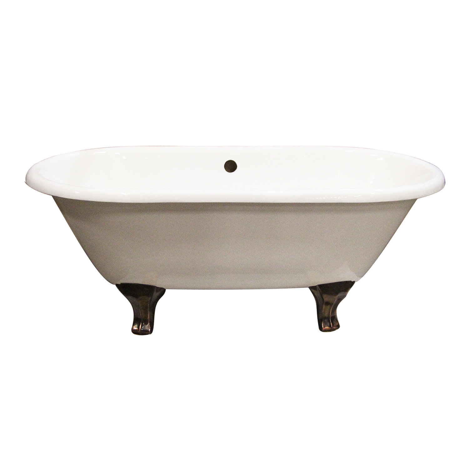 Barclay 60" L x 31" W Freestanding Soaking Cast Iron Bathtub | Wayfair