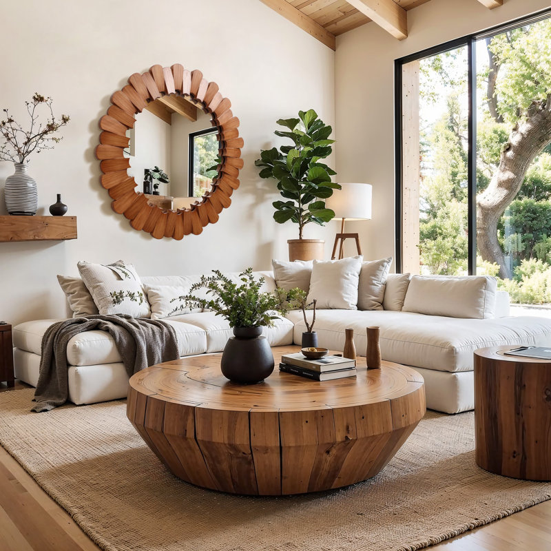Miroir mural 35 po Farmhouse Sunburst