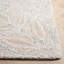 Tapis gris / ivoire en laine / polyester touffeté à la main Jardin-95854146