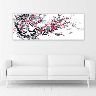 Japanese Cherry Blossoms - Wrapped Canvas Print
