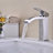 Waterfall Spout Bathroom Sink Single Handle Faucet with Pop-Up Drain (with Overflow)-115721325