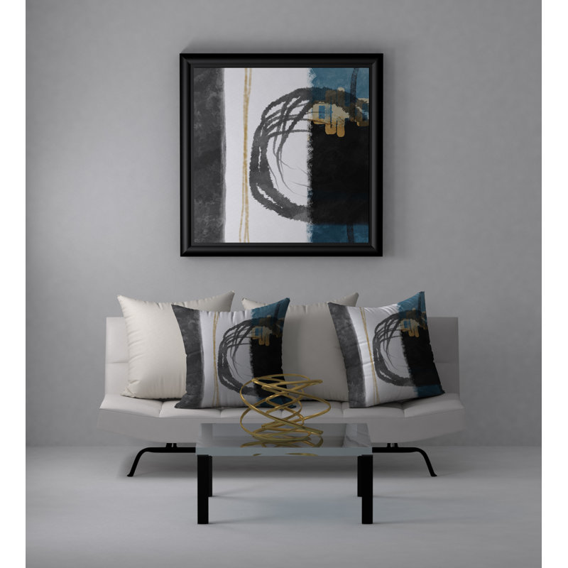 Housse d’oreiller carrée et encart, 24 po x 24 po