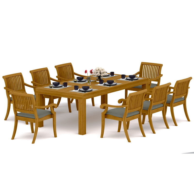 Ensemble de table d'extérieur L 86 po Appel, 8