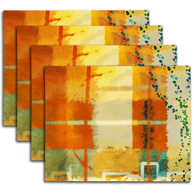 Napperon abstrait en polyester