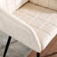 Chaise de salle à manger simple, chaise de cuisine rembourrée avec accoudoirs pour la salle à manger, la cuisine et le salon-502686373