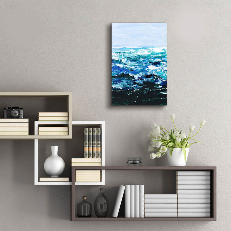  'Beneath The Sea Surface 1' by Ethan Harper Acrylic Glass Wall Art, 16" x 24", 24" H x 16" W
