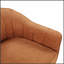 Fauteuil en chenille rouille à 4 pieds, parfait pour le confort et le style de tout espace de vie-1529731648