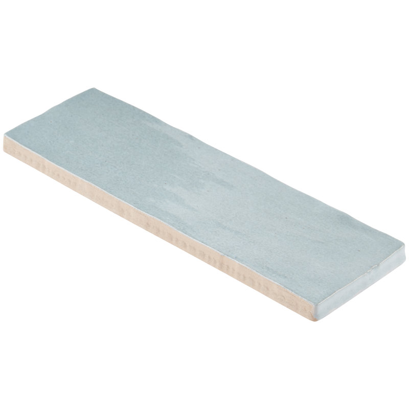 Carrelage mural en céramique émaillée 3 po x 8 po Karma (38 pièces 5,38 pieds carrés / caisse), Bleu