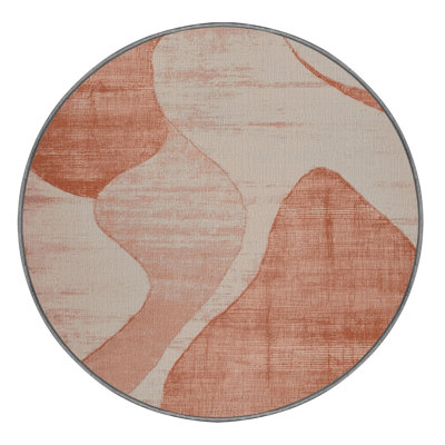 Tapis abstrait gris lavable à la machine