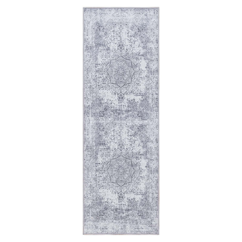 Tapis d'intérieur lavable Pasiak Chenille Mashine, Tapis de couloir de 2 pi x 7 pi