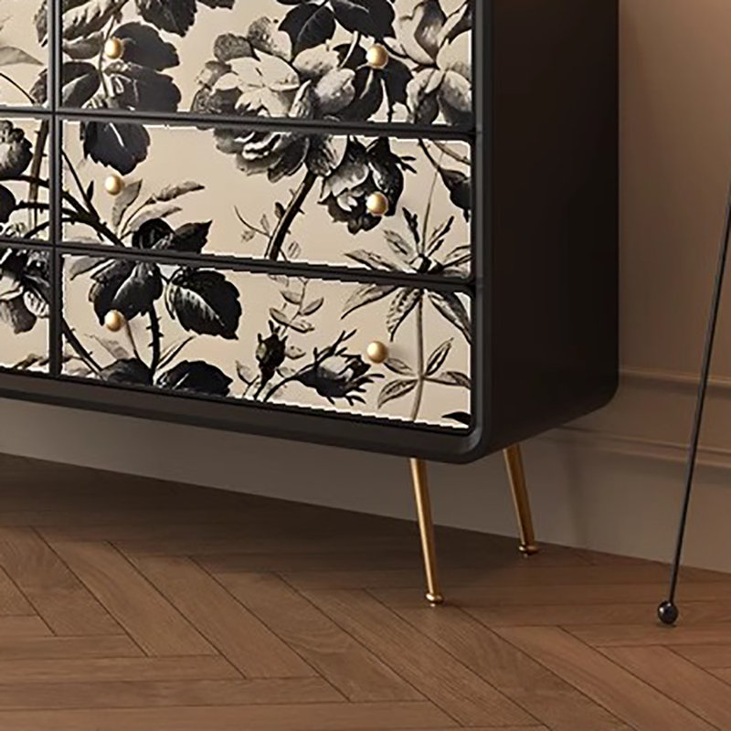 63in Six-drawer Sideboard Storage Cabinet