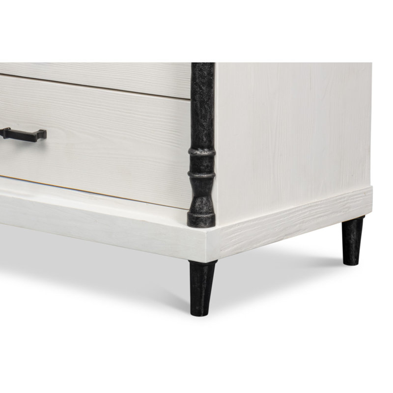 Elegance 3 - Drawer Solid Wood Nightstand
