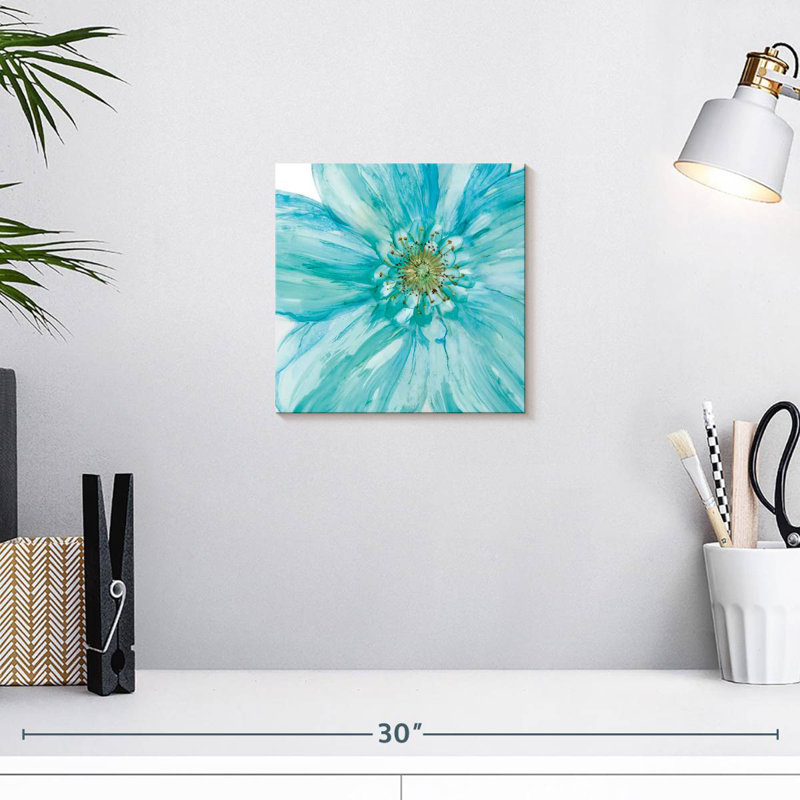 Bleu audacieux II, H 10 po x l 10 po