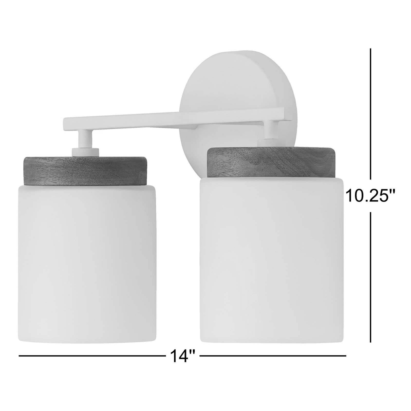 Donal 2 Light Dimmable Vanity Light