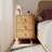 Solid Wood Mid‑Century Modern 3‑Drawer Bedroom Nightstand-2128642618-2127291481