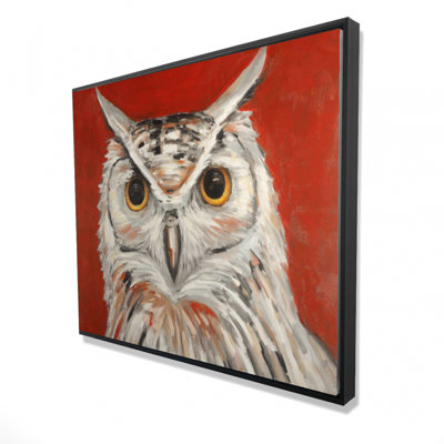 «Colorful Eagle Owl» sur toile