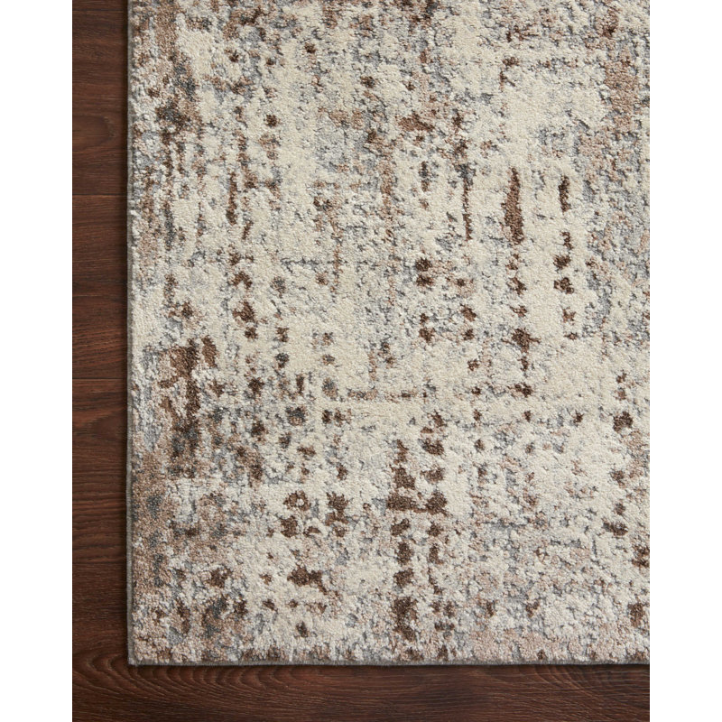 Berngerus Abstract Indoor Rug, Rectangle 5'3" x 7'7"