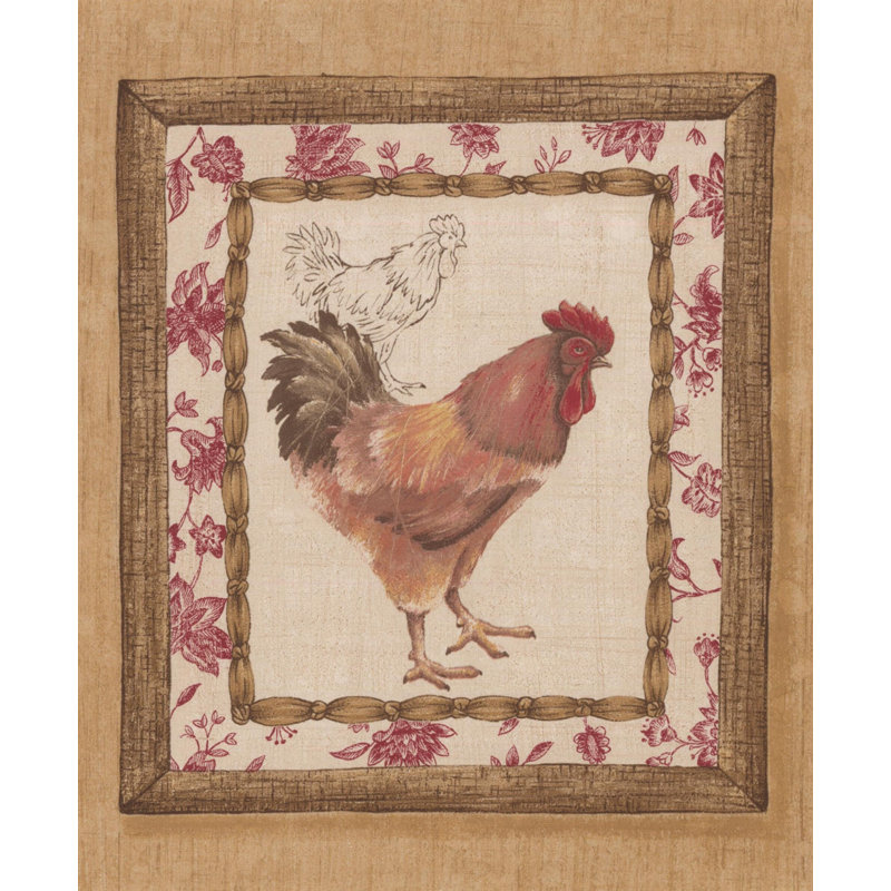 Bordure de papier peint Priester, Brun