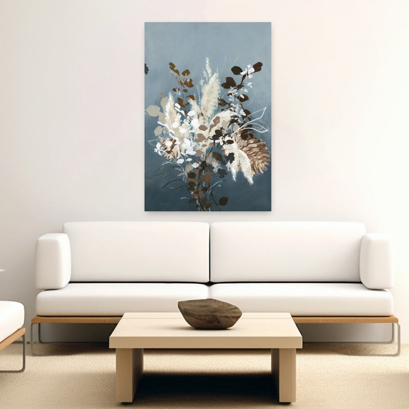 Feuilles lumineuses 3, art contemporain abstrait, H 60 po x l 40 po